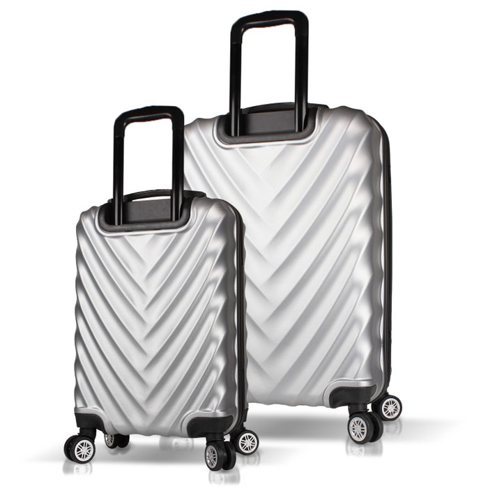 Zoozie Bags Juego de Maletas de 2 Piezas Gris Zoozie Bags Juego de Maletas de 2 Piezas Gris